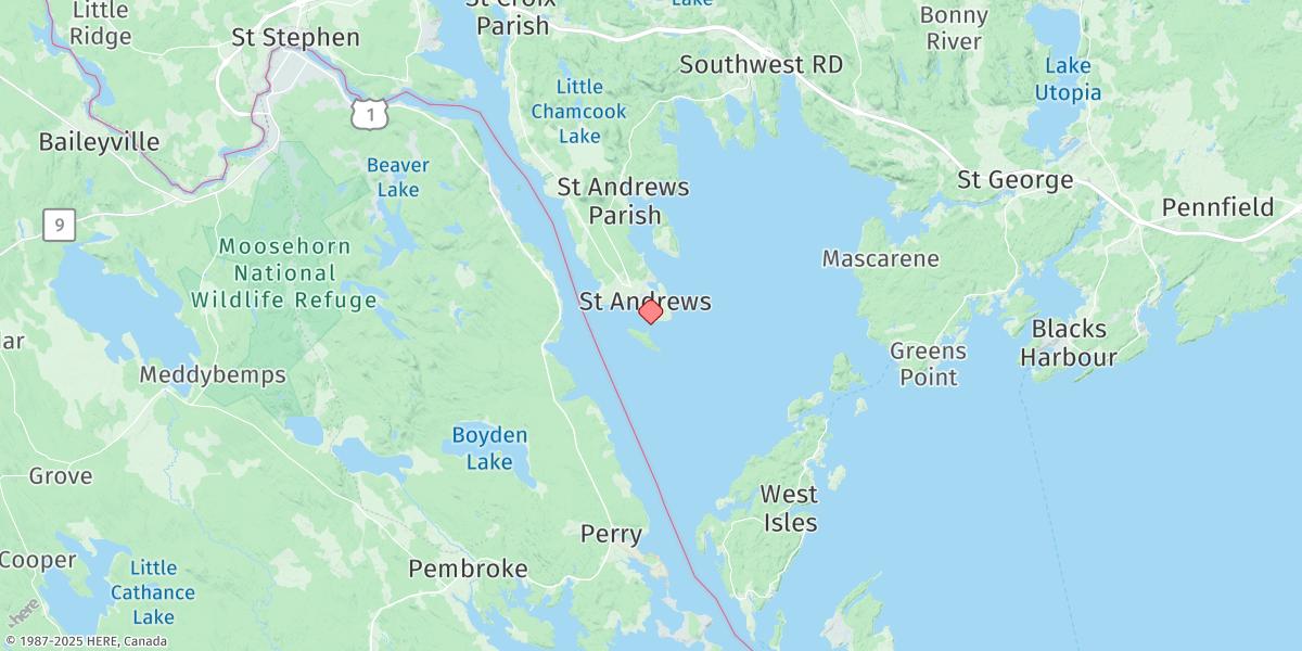 Map of St. Andrews