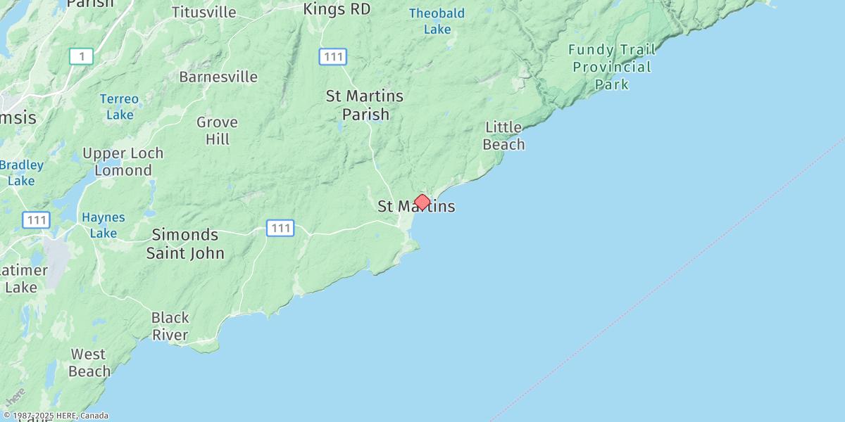 Map of St. Martins
