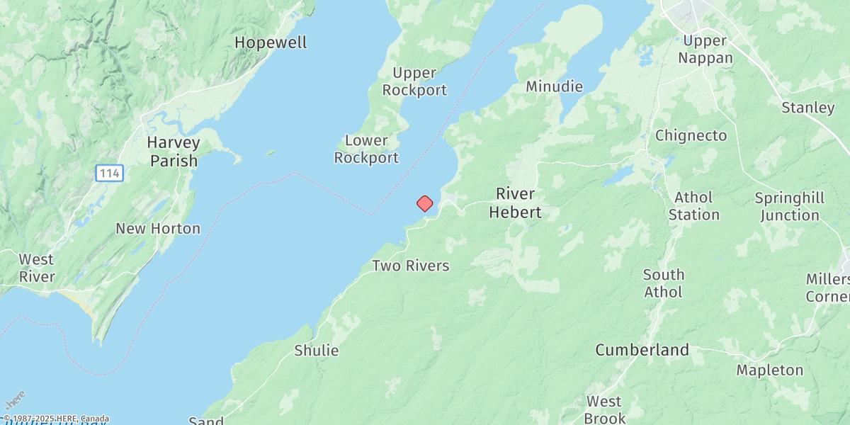 Map of Joggins