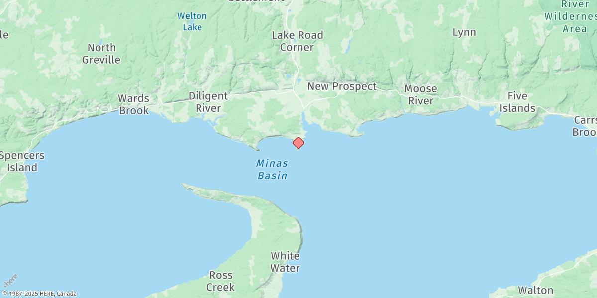 Map of Parrsboro