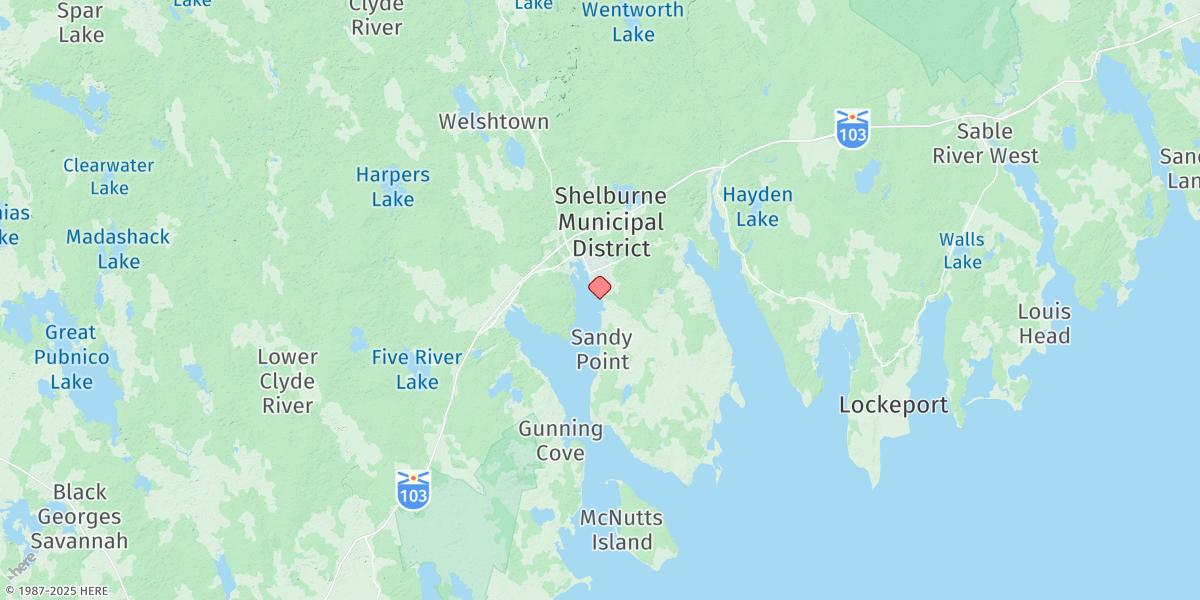 Map of Shelburne