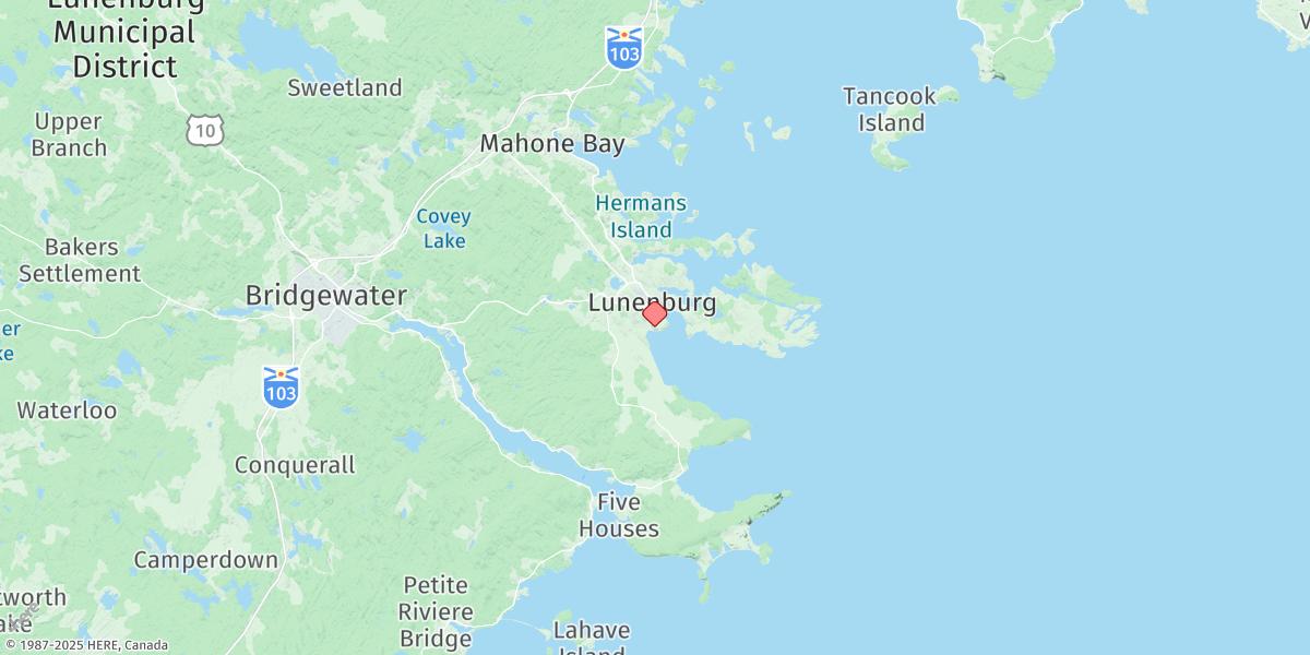 Map of Lunenburg