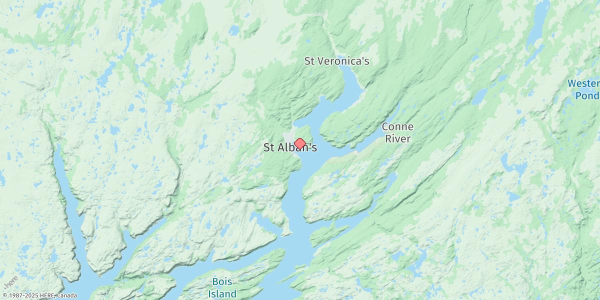 Map of St. Alban's