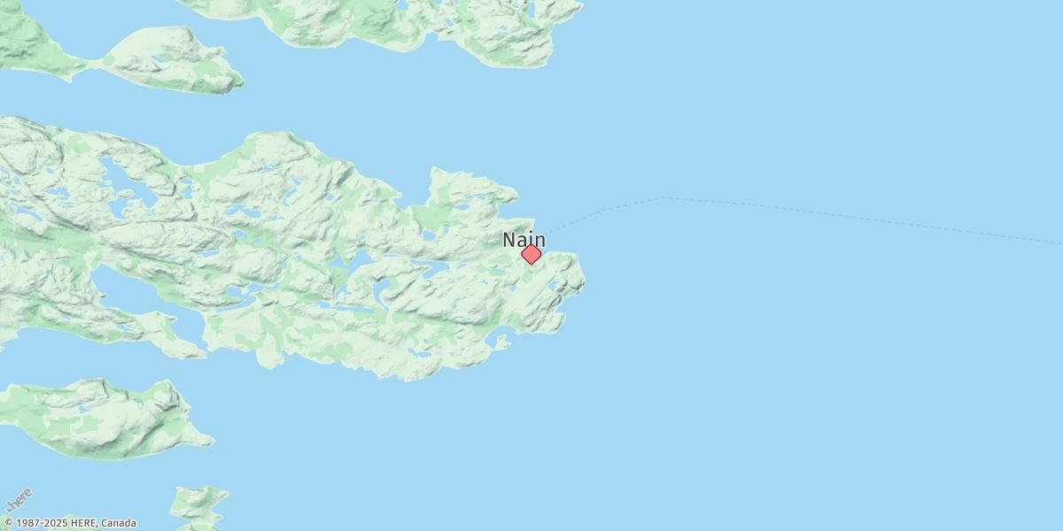 Map of Nain