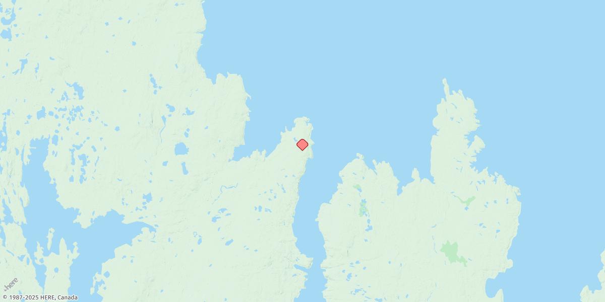 Map of Riviere Koksoak Entrance