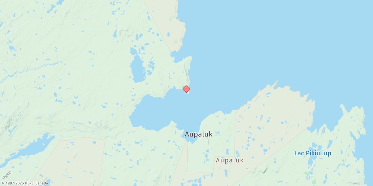 Map of Hopes Advance Bay