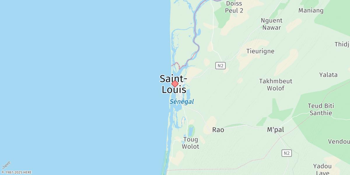 Map of St. Louis