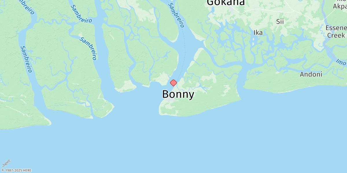 Map of Bonny Town