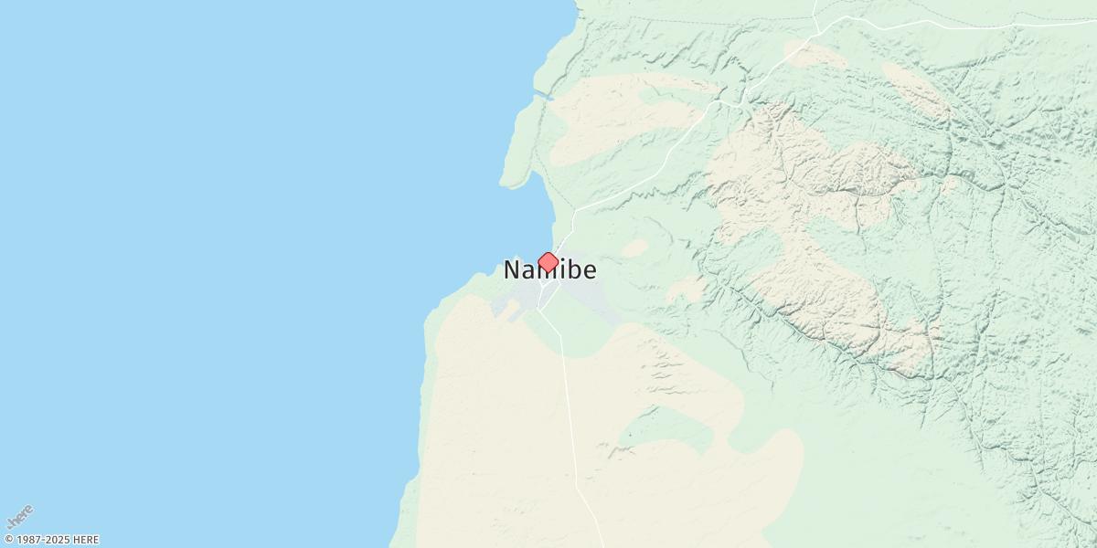 Map of Namibe