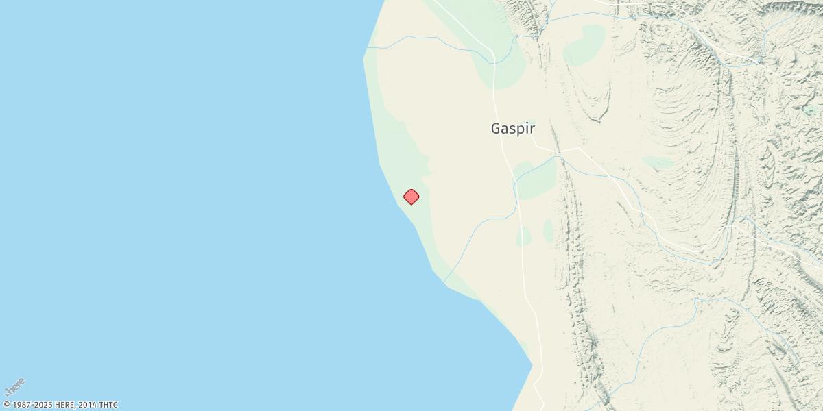 Map of Gonari Creek