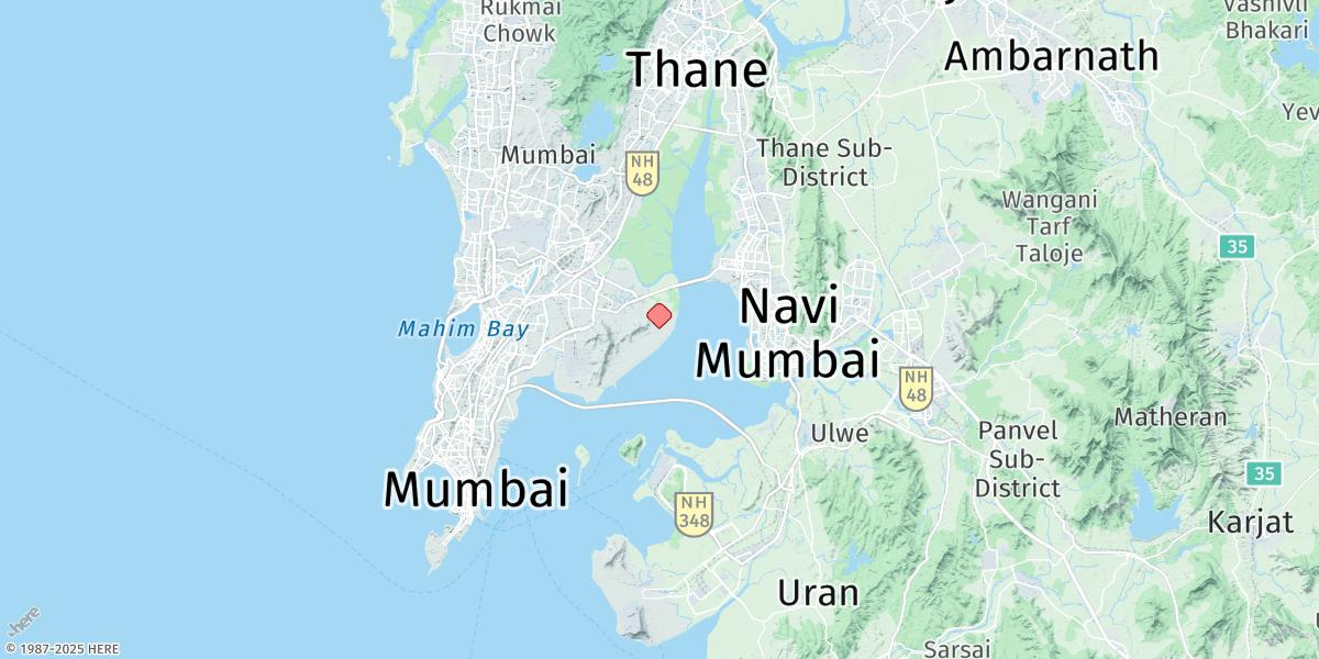 Map of Trombay