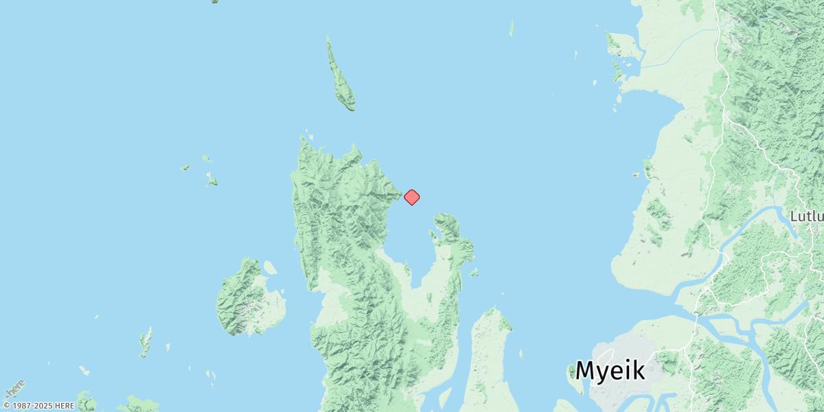 Map of Padaw-aw