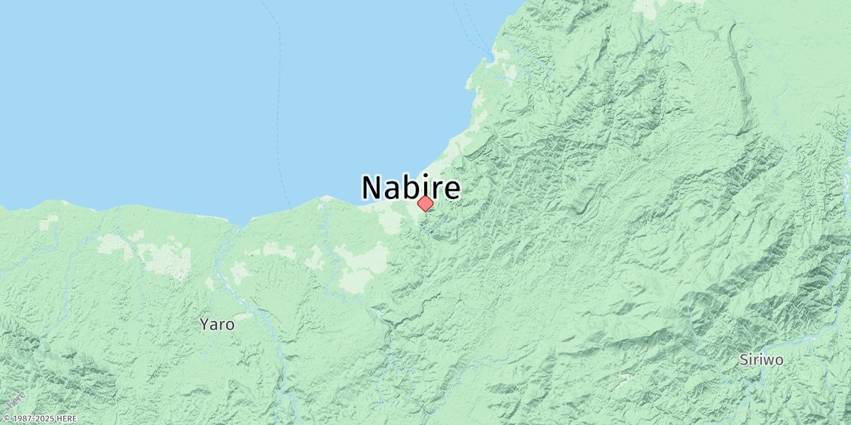 Map of Nabire