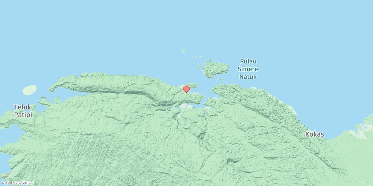 Map of Kokas