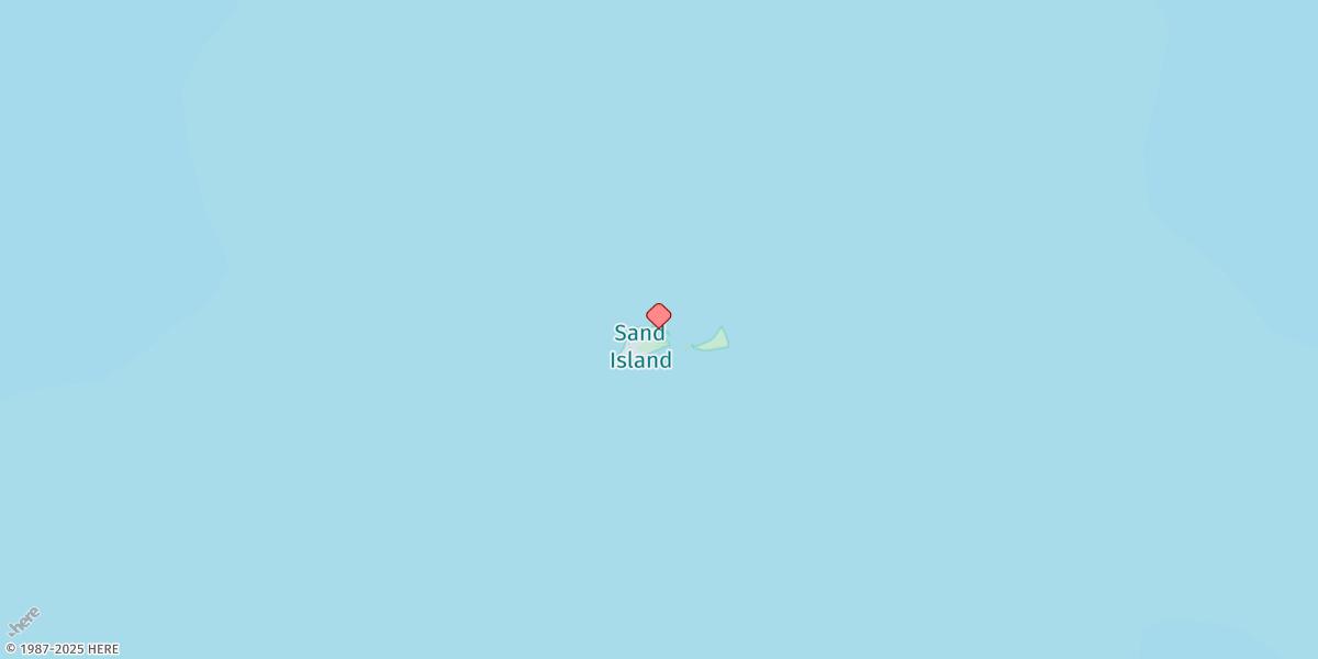 Map of Sand Island