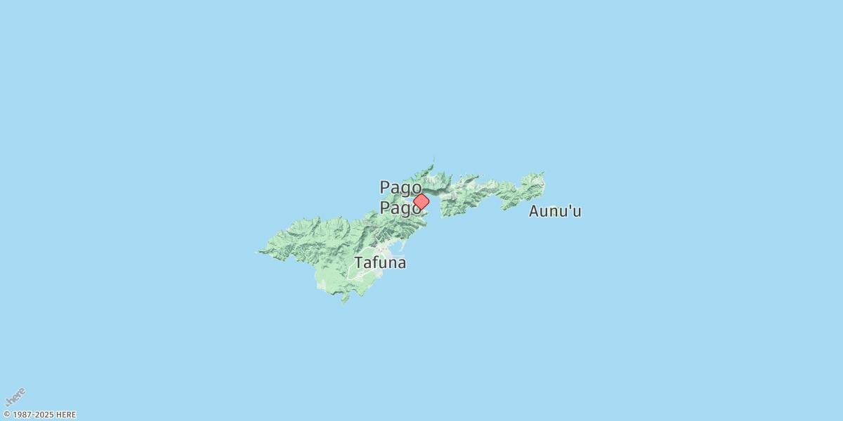 Map of Pago Pago