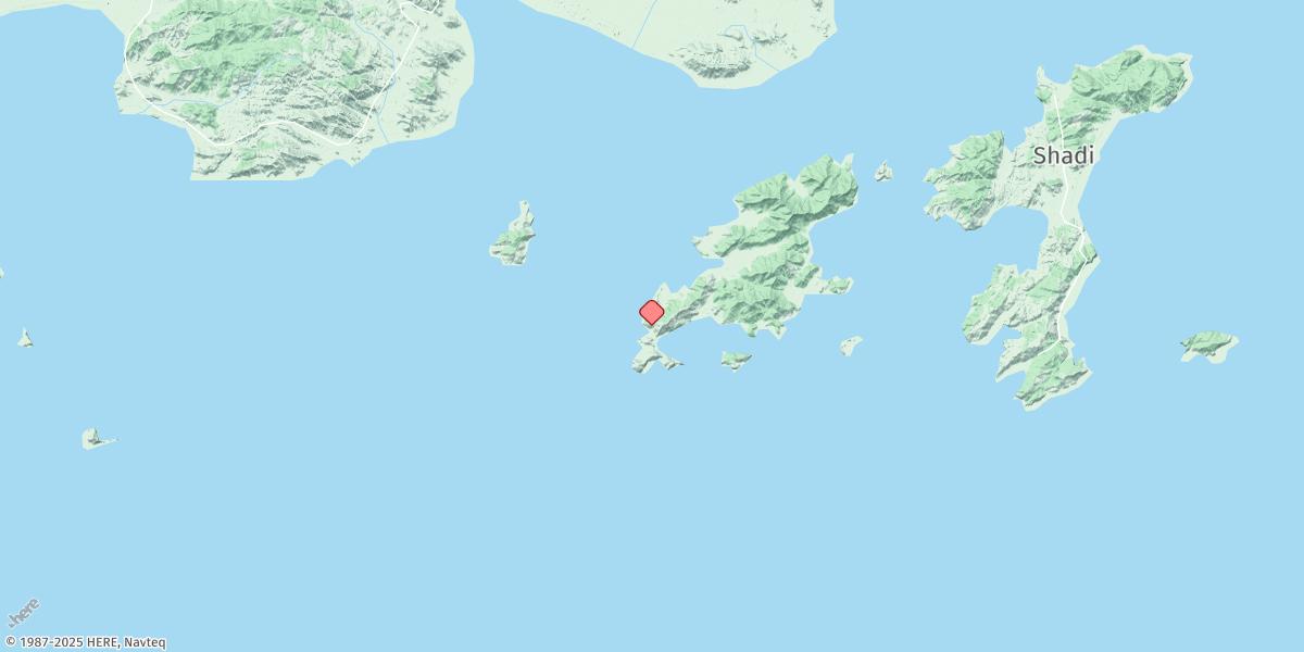 Map of Xiachuan Dao