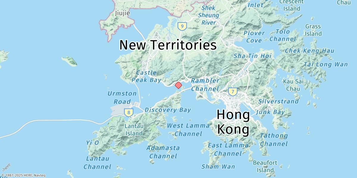 Map of Ma Wan