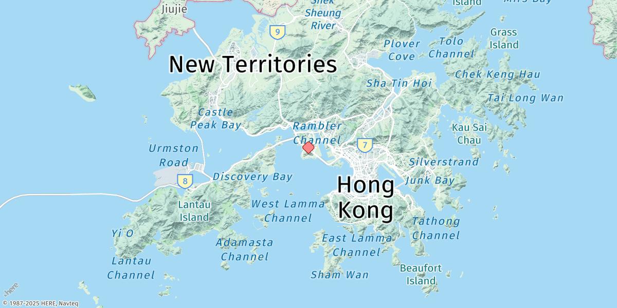 Map of Tsing Yi