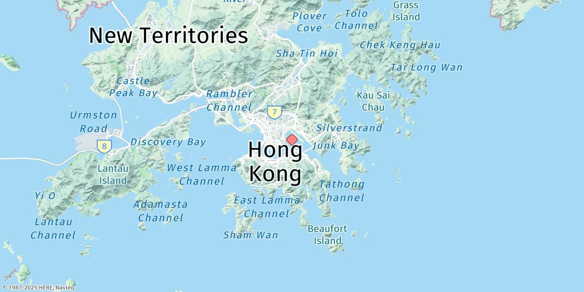 Map of Hong Kong (Quarry Bay)