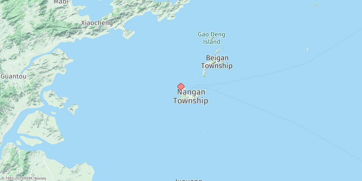 Map of Mazu Dao