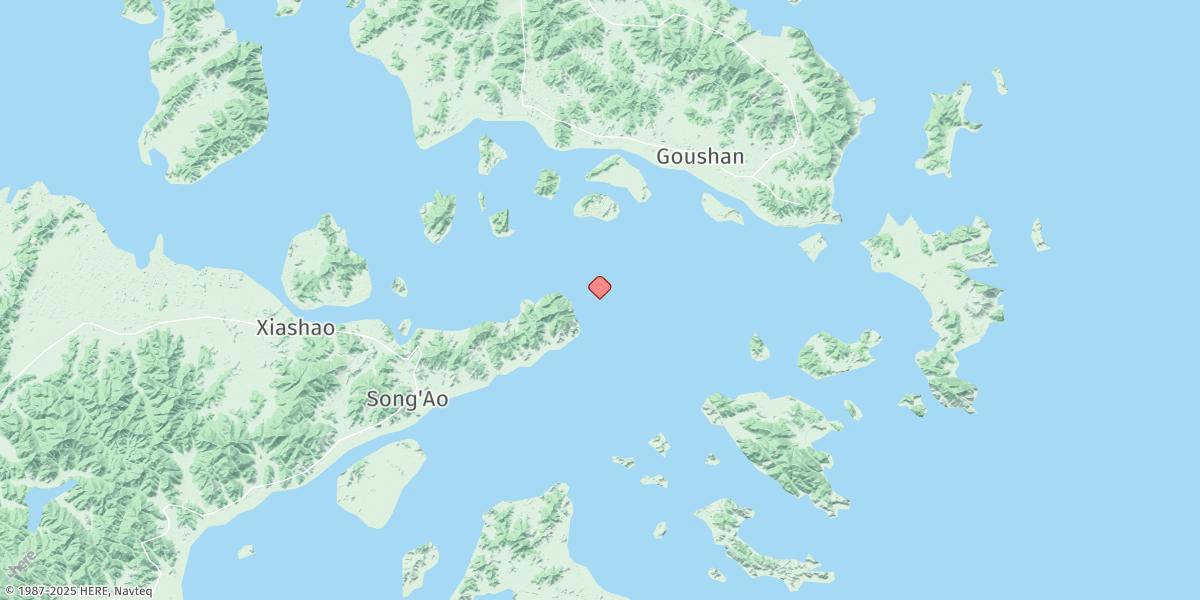 Map of Yangxiaomao Dao