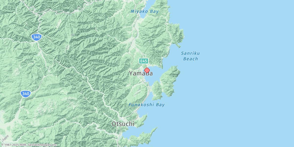 Map of Yamada