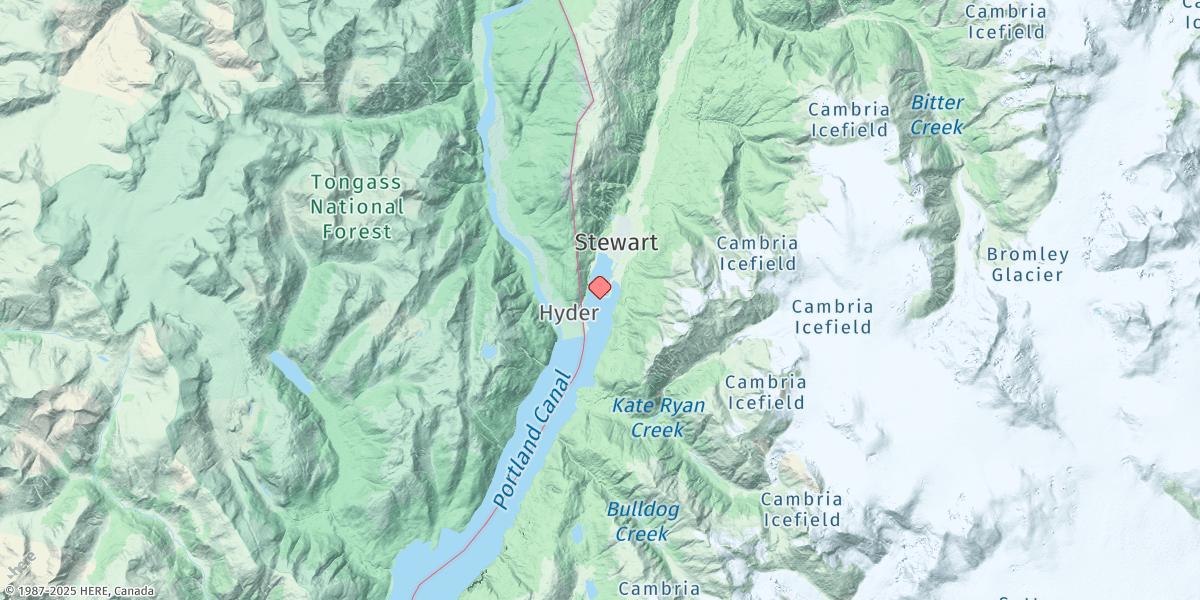 Map of Stewart