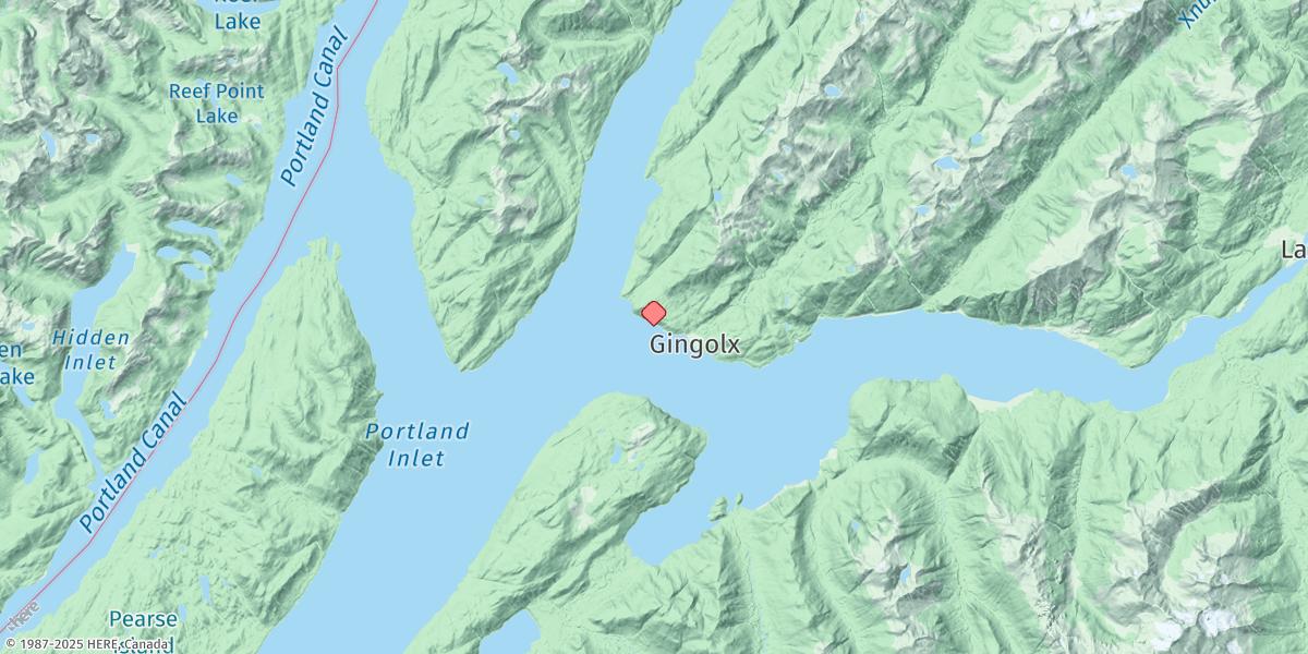 Map of Kincolith