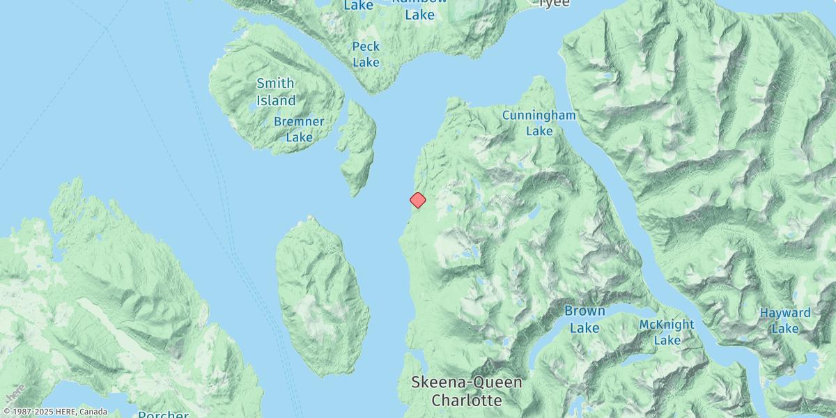 Map of Claxton Creek