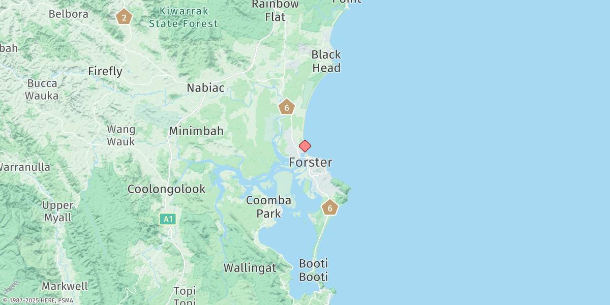 Map of Forster