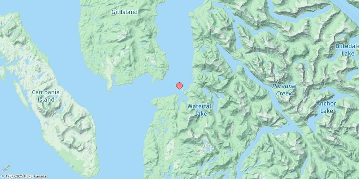 Map of Barnard Harbour
