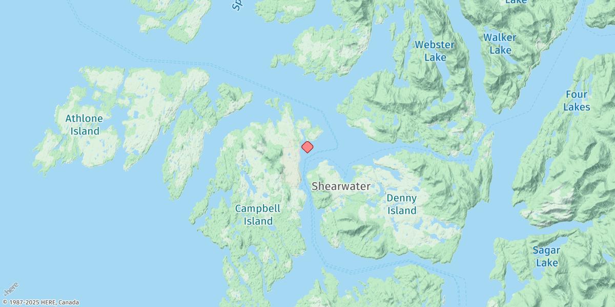 Map of Bella Bella