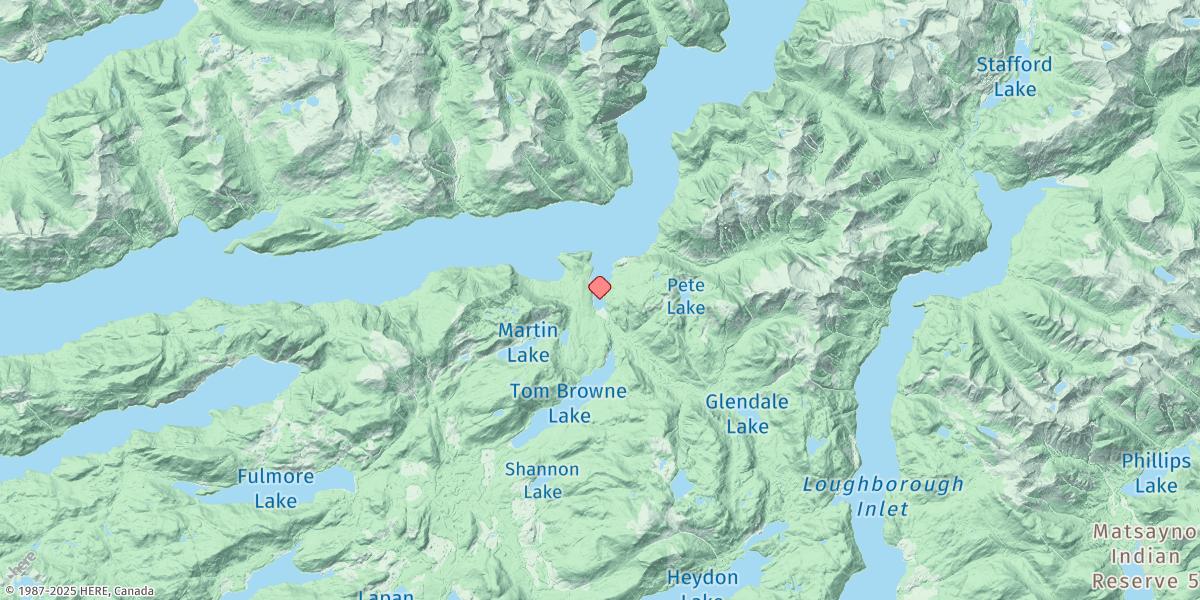 Map of Glendale Cove
