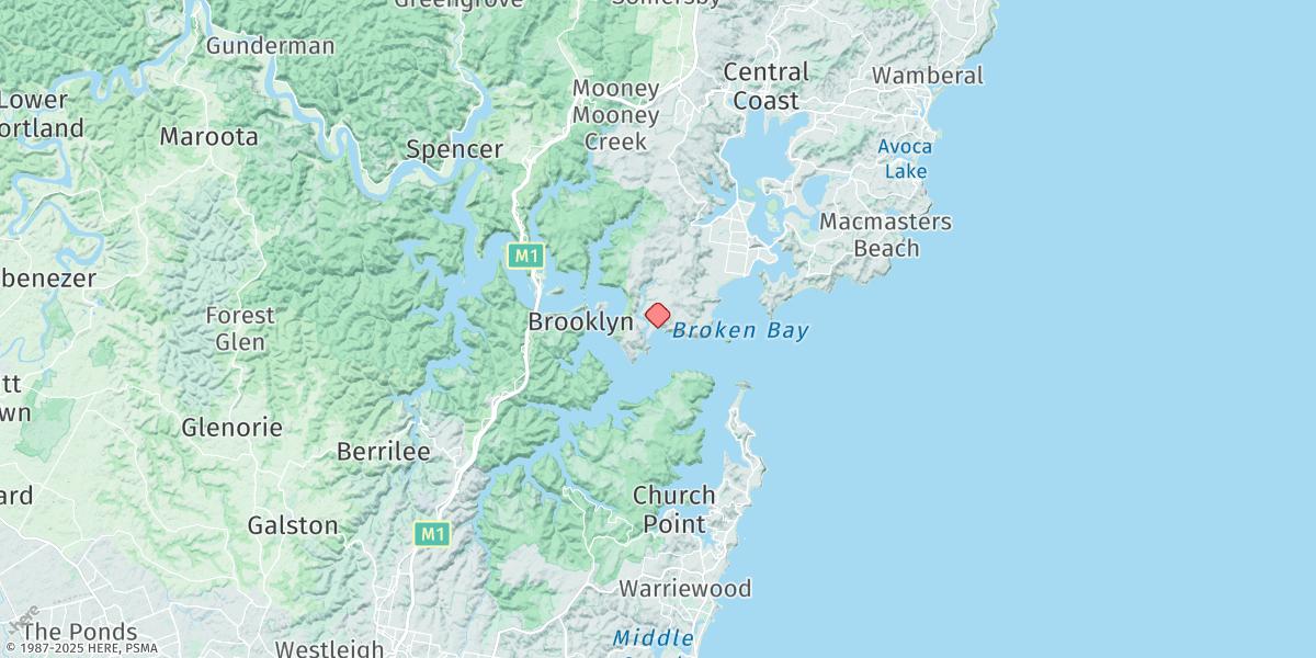 Map of Patonga