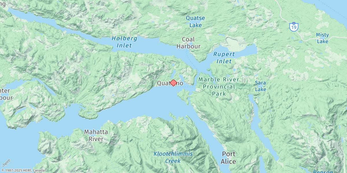 Map of Quatsino