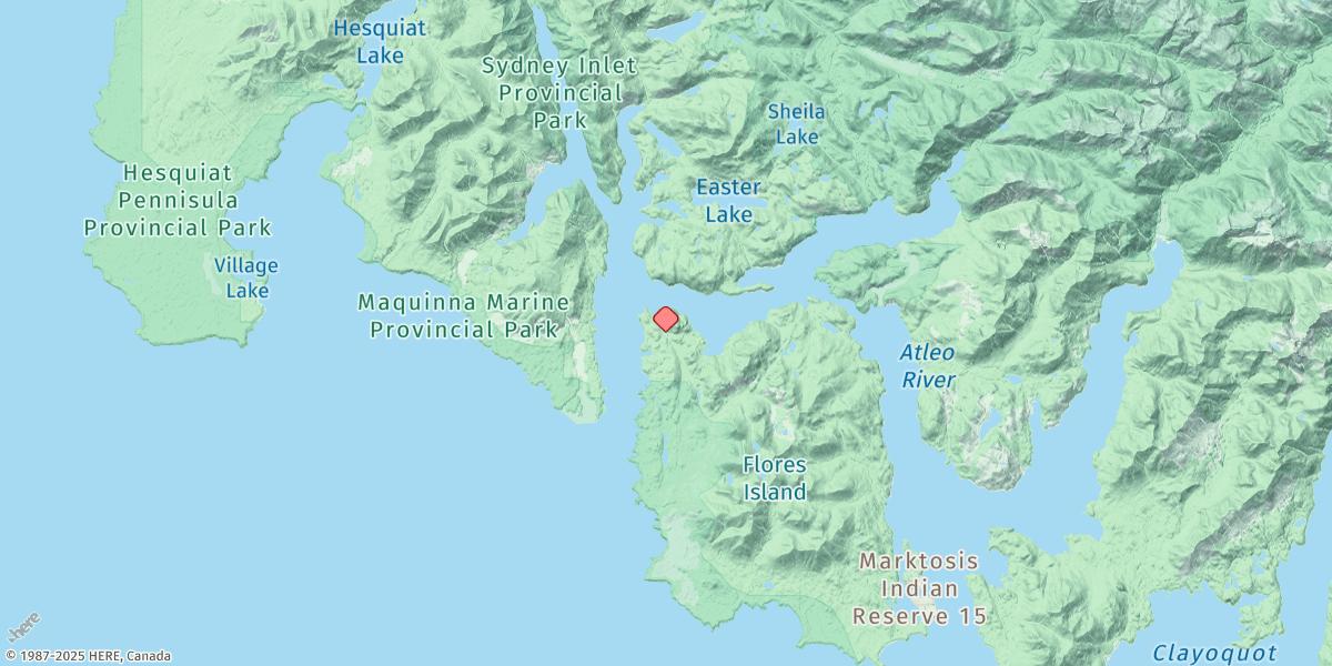 Map of Riley Cove