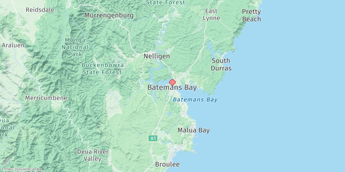 Map of Princess Jetty (Batemans Bay)