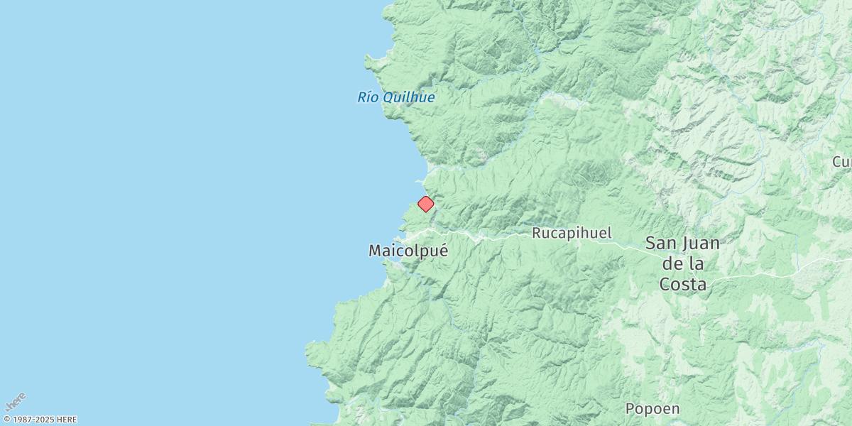 Map of Caleta Mansa