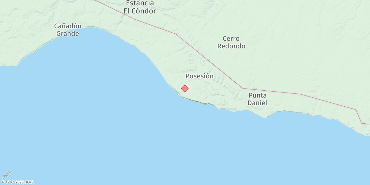 Map of Cabo Posesion