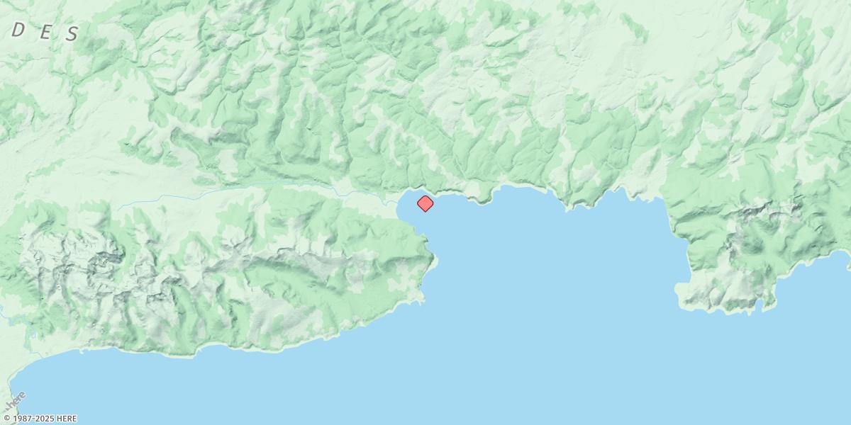 Map of Bahia Aguirre