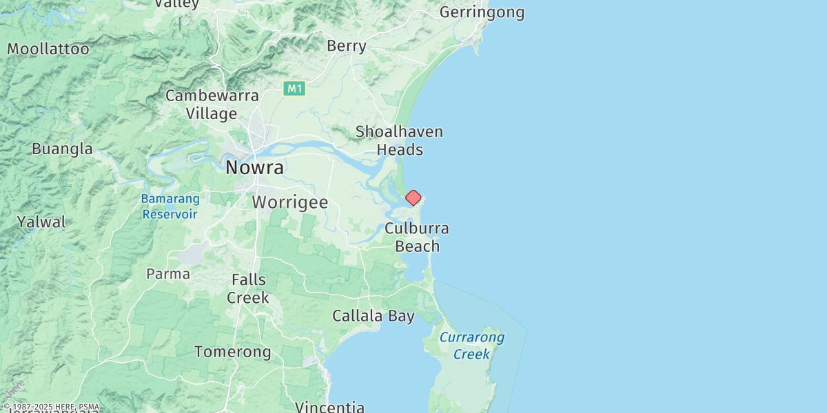 Map of Crookhaven Heads