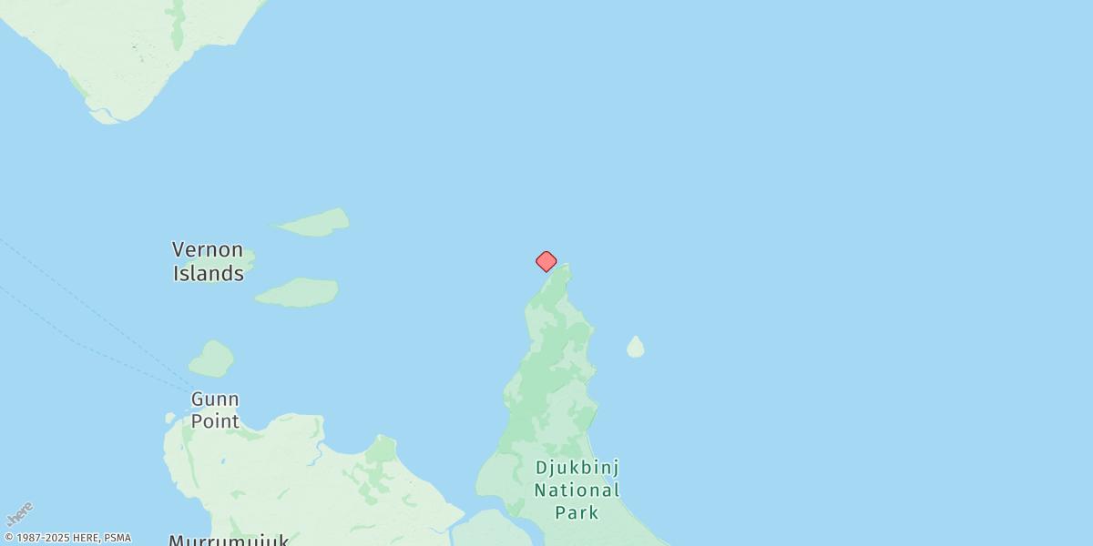 Map of Cape Hotham