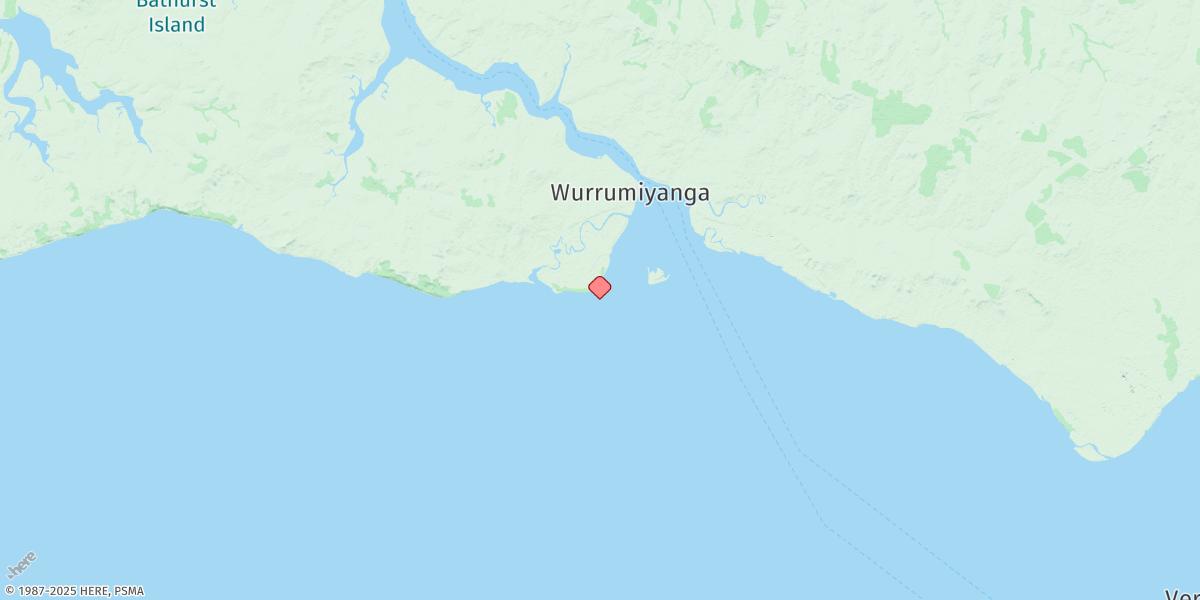 Map of Medina Inlet South