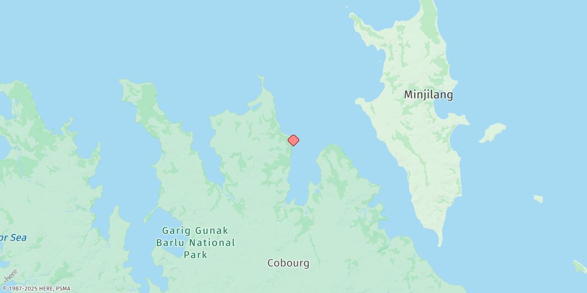 Map of D'urville Point