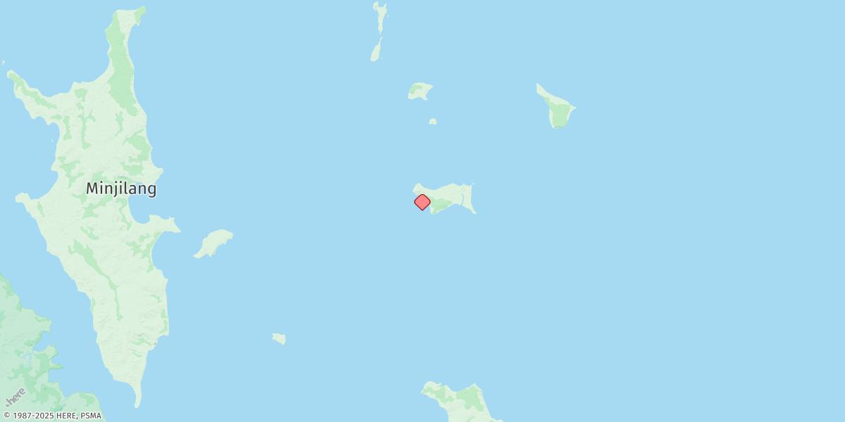 Map of Grant Island
