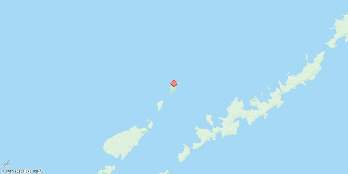 Map of Stevens Island