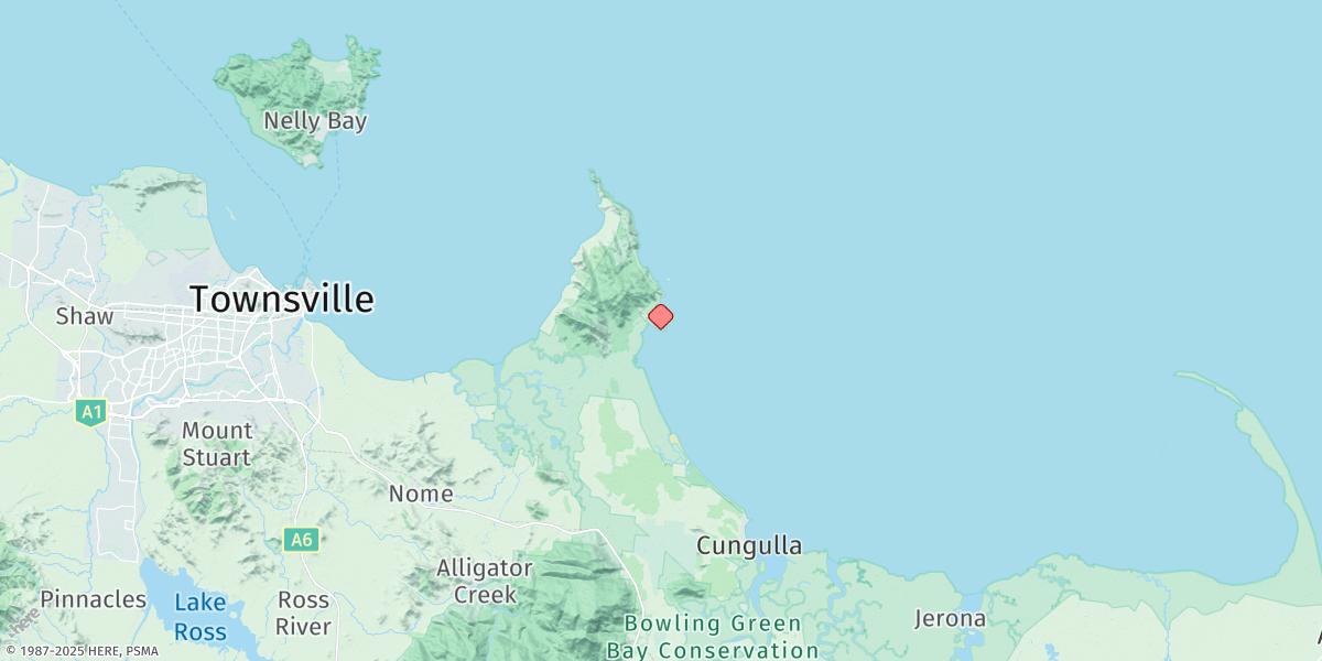 Map of Cape Ferguson