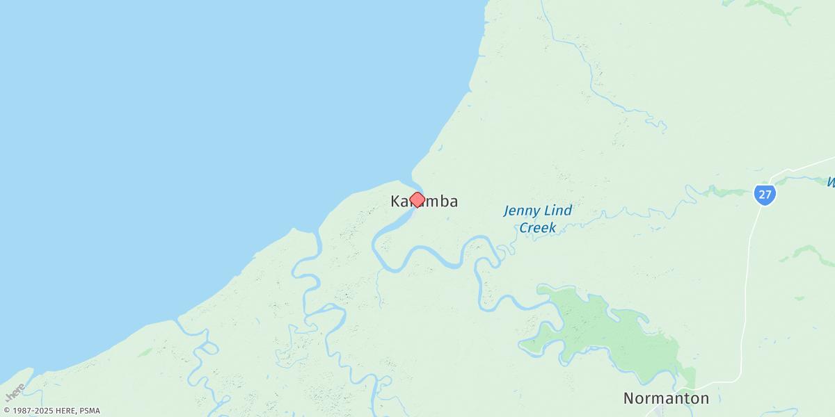 Map of Karumba