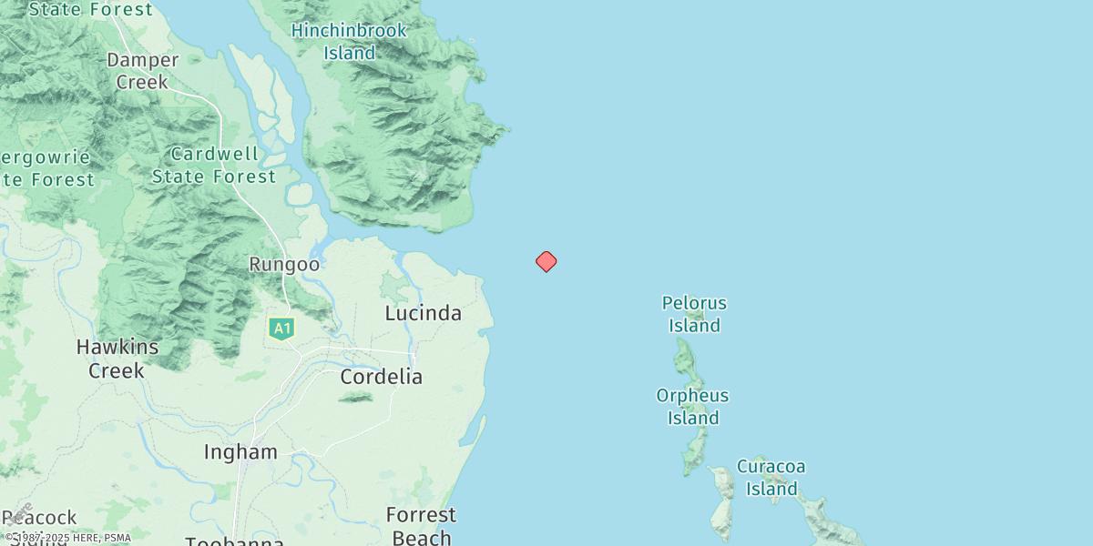 Map of Lucinda (Offshore)